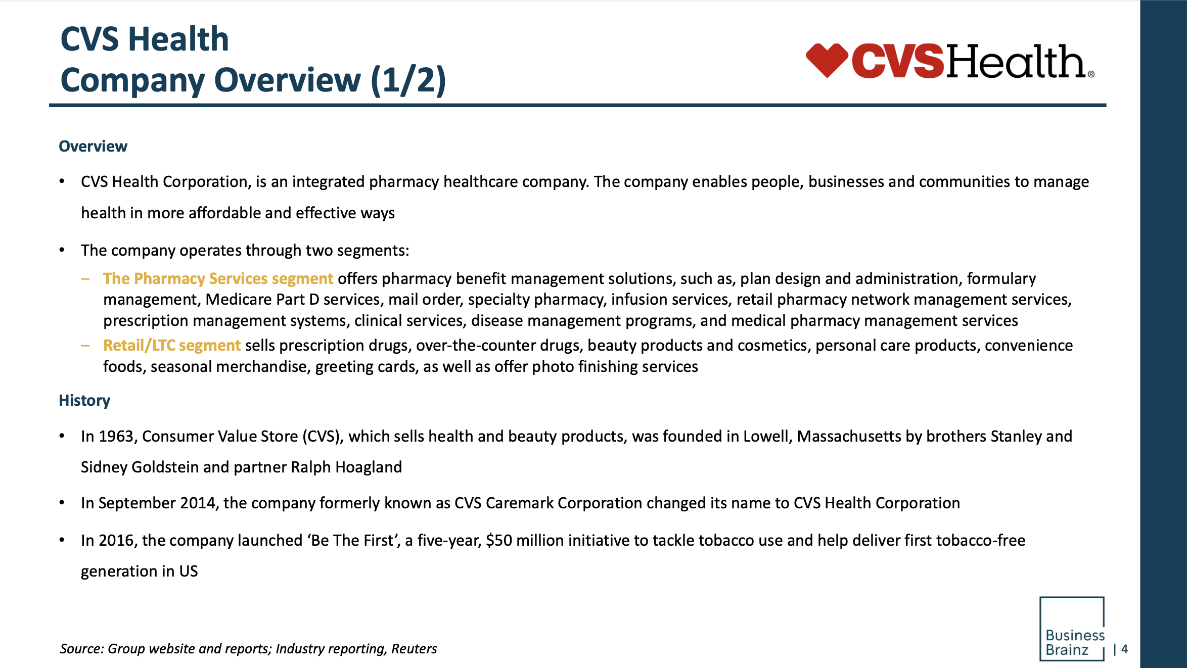 Overview of cvs health carefirst tchr