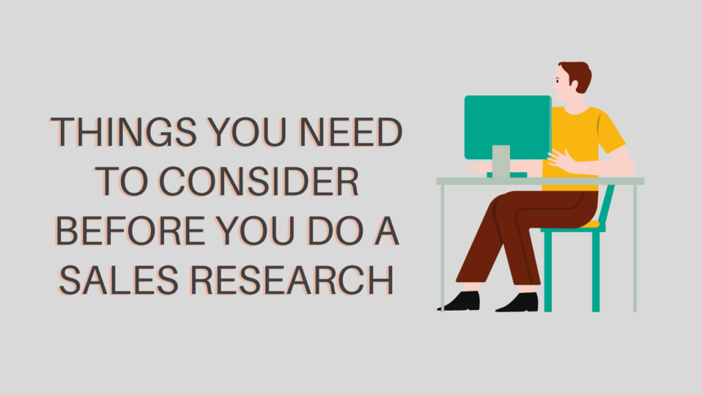 define sales research